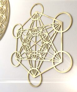 Armonizador Geométrico para pared "Cubo de Metatrón"