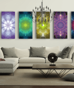 Colección "Semillas de Conciencia": 7 Cuadros con la Flor de la Vida