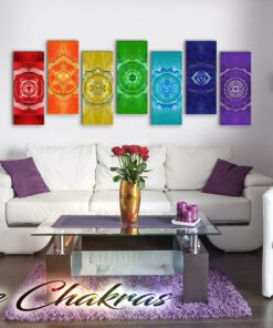 Colección Vibrante de Cuadros de los 7 Chakras